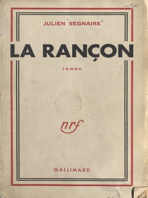 cover image of La rançon
